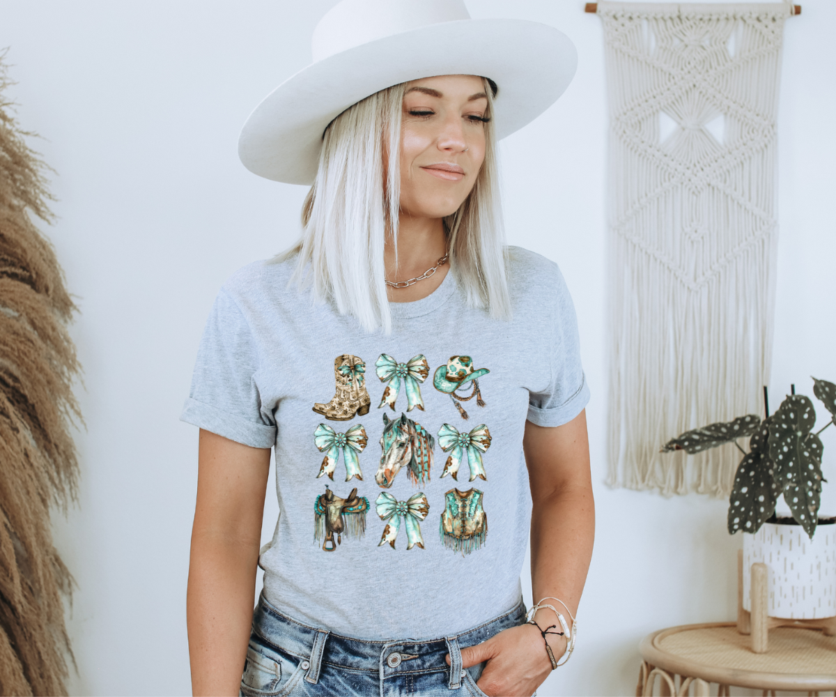 Bows, Boots, & Horses Tee