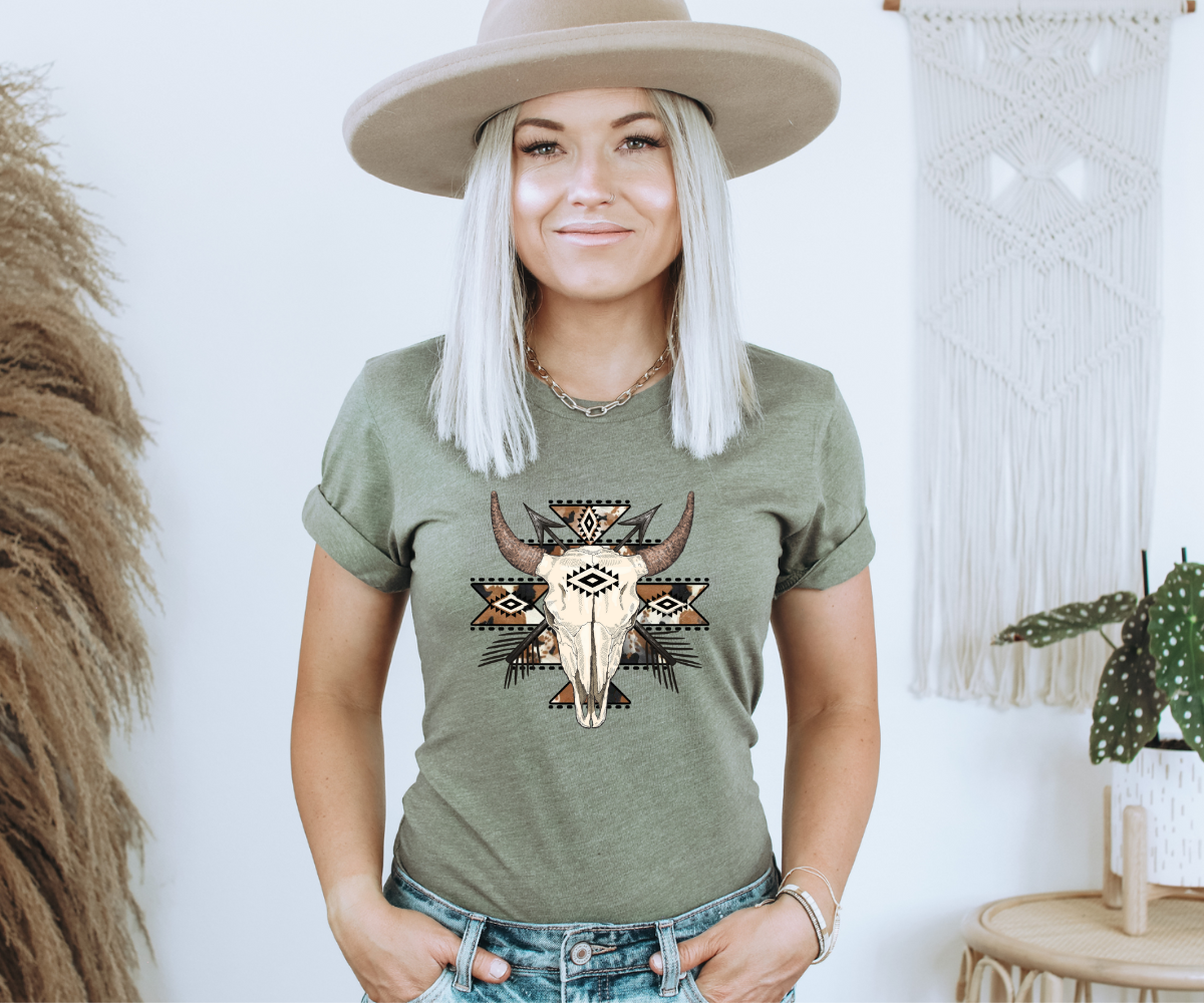 Boho Skull Tee