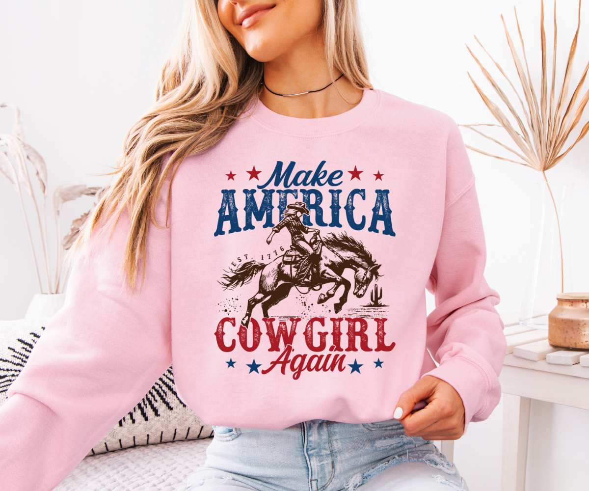Make America Cowgirl Again Sweatshirt