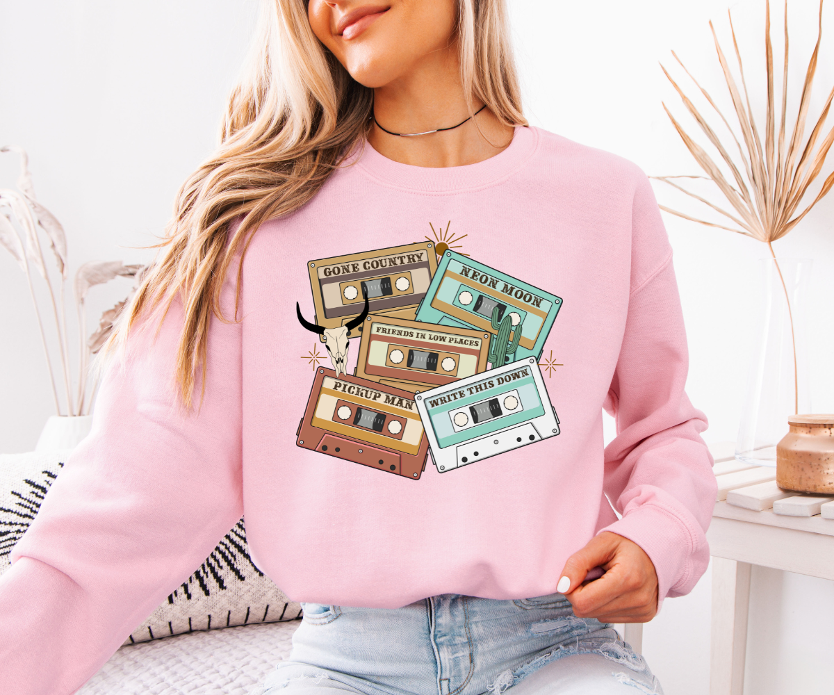Country Cassette Tape Sweatshirt