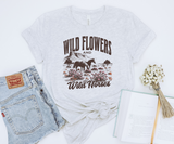 Wild Flowers and Wild Horses Tee