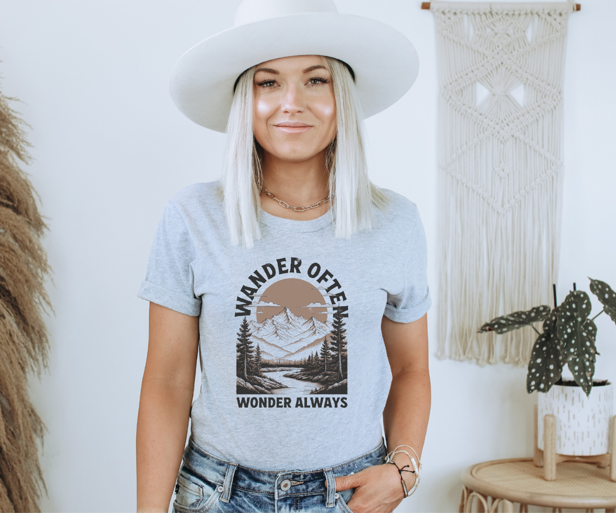 Wander Often Wonder Always Tee