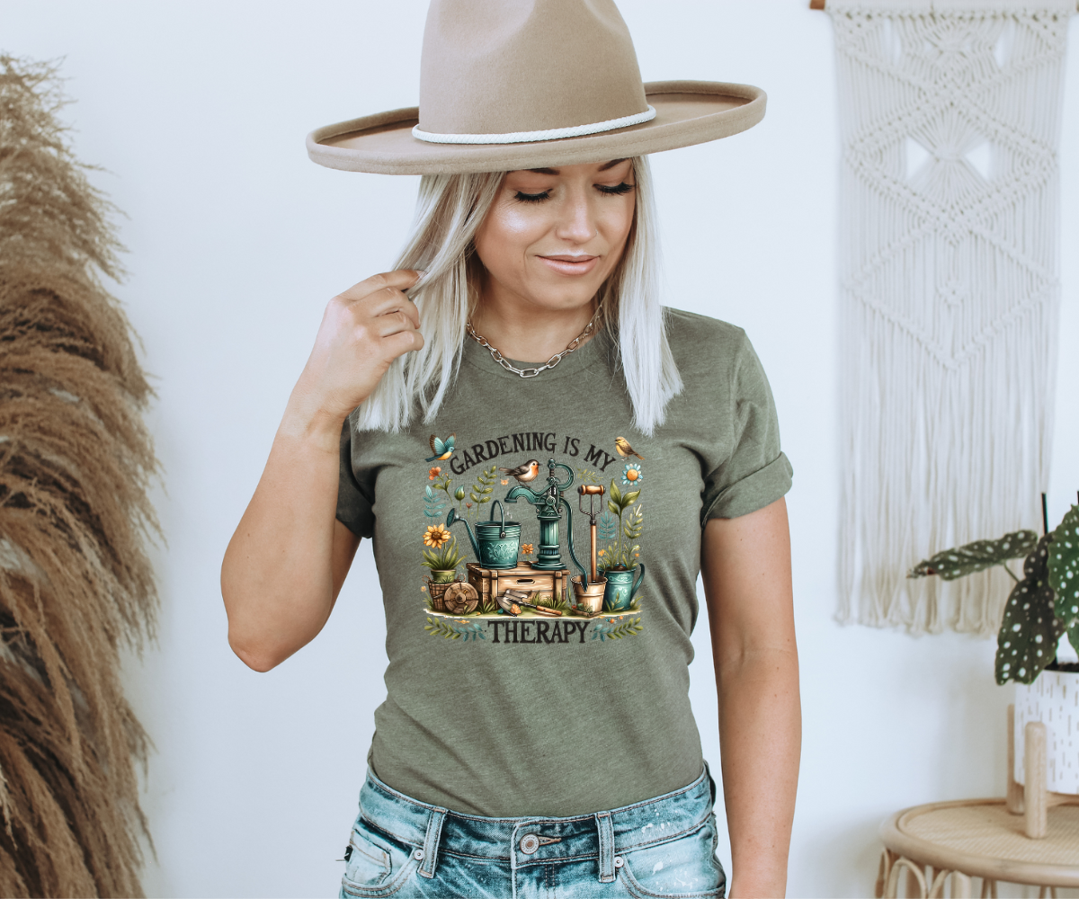 Gardening Therapy Tee