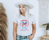 1776 Land of the Free Tee