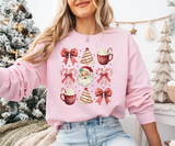 Hot Cocoa & Holly Bows Sweatshirt