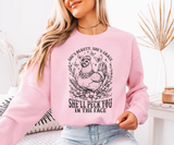 She’s Beauty, She’s Grace Chicken Sweatshirt