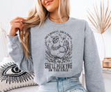 She’s Beauty, She’s Grace Chicken Sweatshirt