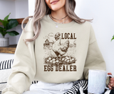 Local Egg Dealer Chicken (Brown) Sweatshirt