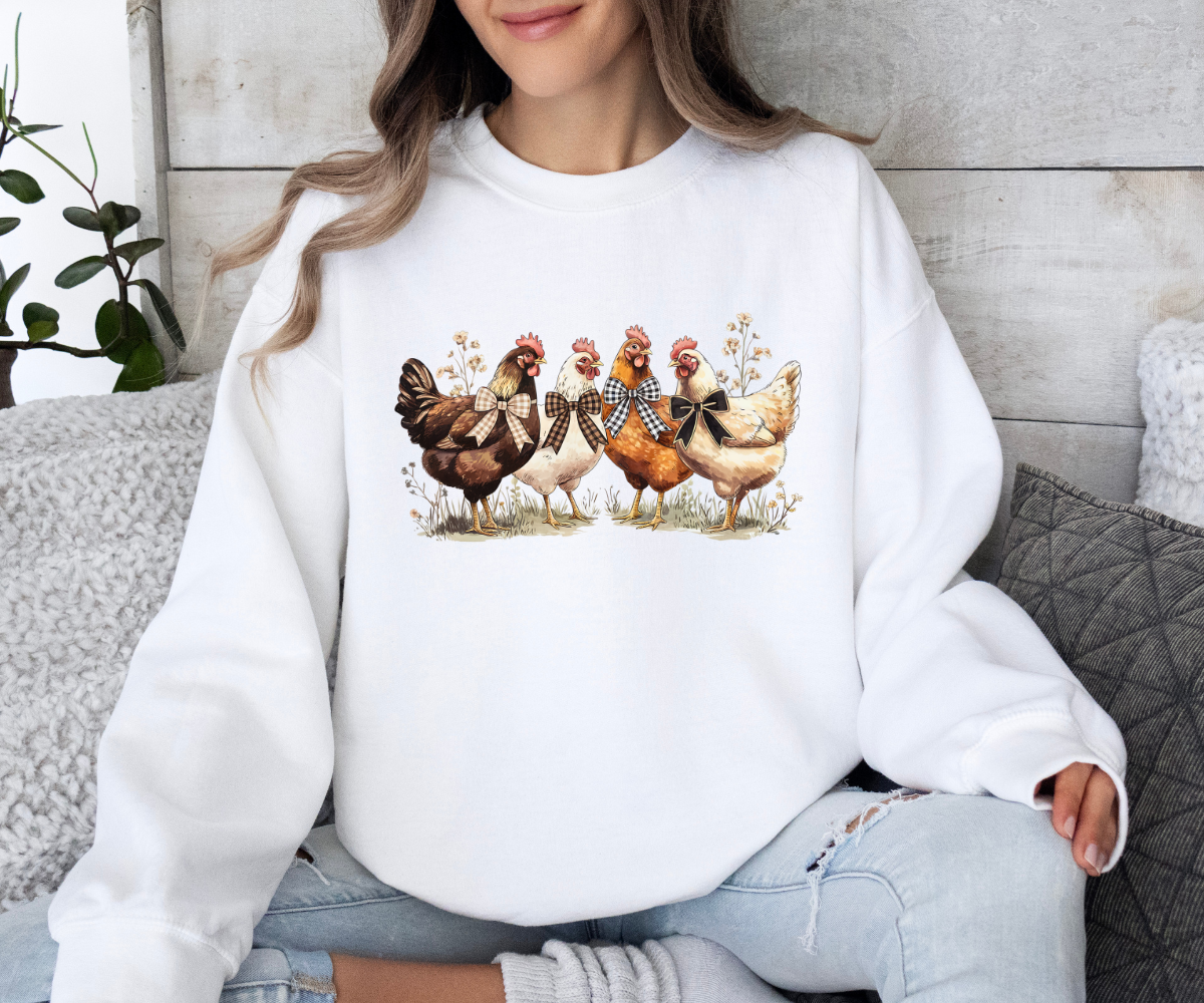 Vintage Chicken Sweatshirt
