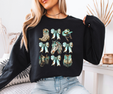 Cowgirl Grid Graphic Sweatshirt
