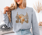 Desert Bloom Longhorn Sweatshirt