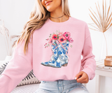 Bloom & Boots Cowgirl Sweatshirt