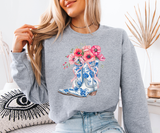 Bloom & Boots Cowgirl Sweatshirt