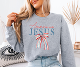 America Needs Jesus Sweatshirt