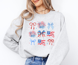 Red, White & Blue Graphic Sweatshirt
