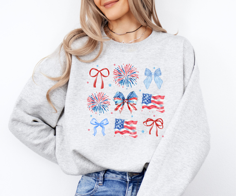 Red, White & Blue Graphic Sweatshirt