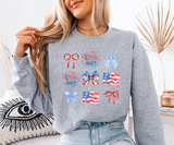 Red, White & Blue Graphic Sweatshirt