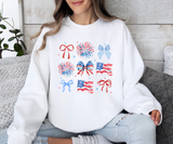 Red, White & Blue Graphic Sweatshirt