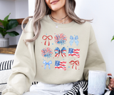 Red, White & Blue Graphic Sweatshirt