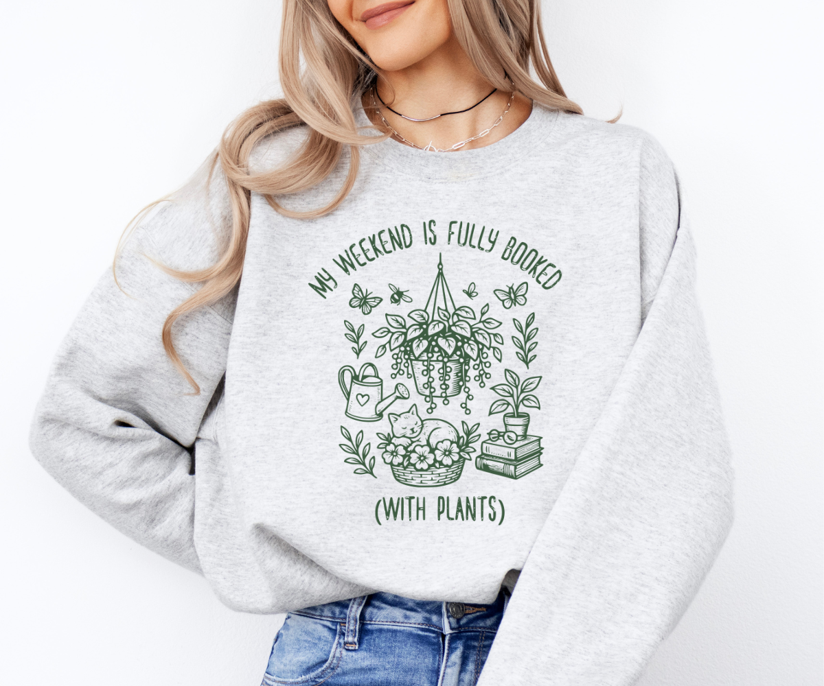 Fully Booked With Plants Sweatshirt