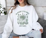 Fully Booked With Plants Sweatshirt