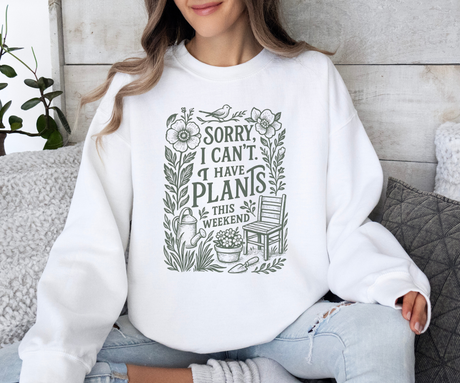 Weekend Plans: Plants & Peace Sweatshirt