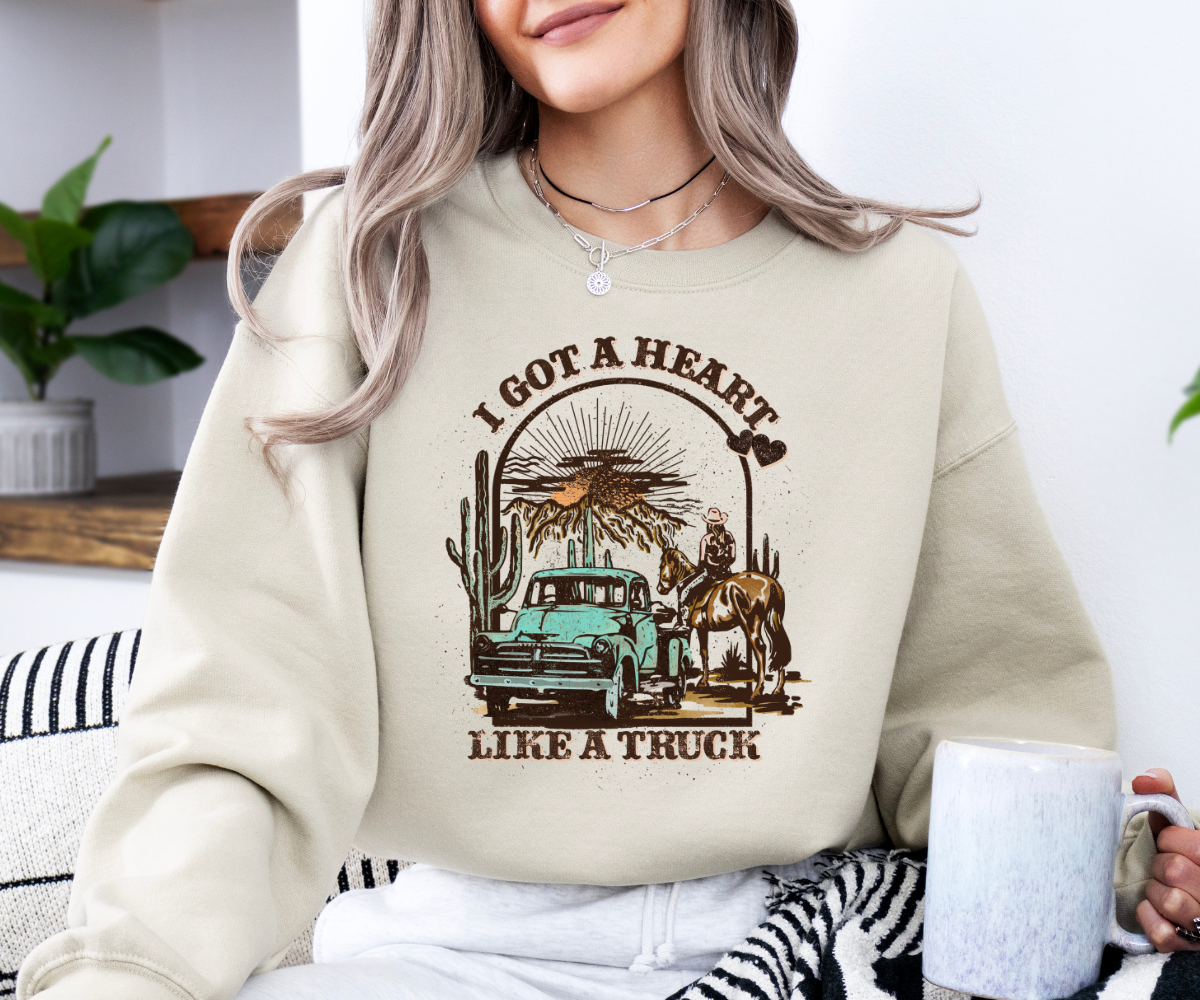 Heart Like A Truck Sweatshirt