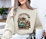 Heart Like A Truck Sweatshirt