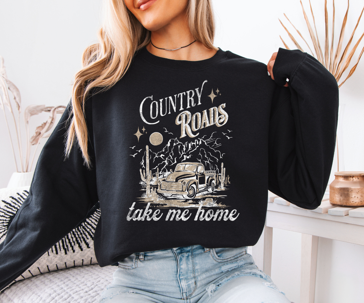 Country Roads Take Me Home Sweatshirt