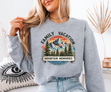Family Vacation Mountain Memories Sweatshirt