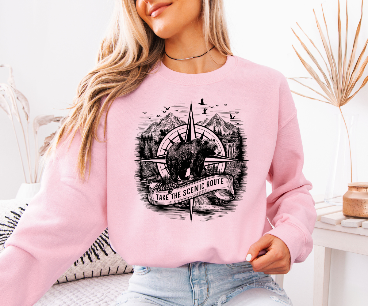 Take The Scenic Route Sweatshirt