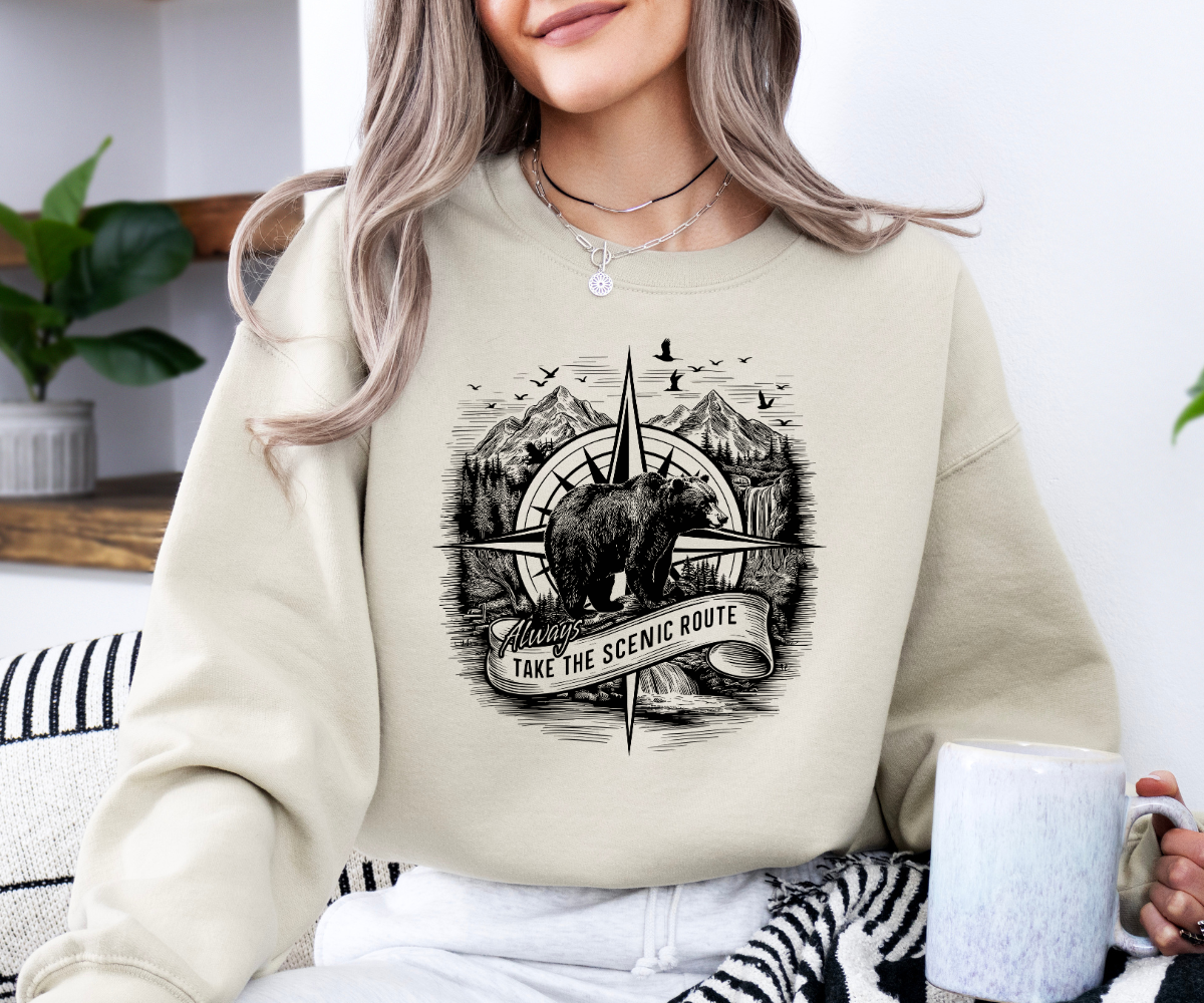 Take The Scenic Route Sweatshirt
