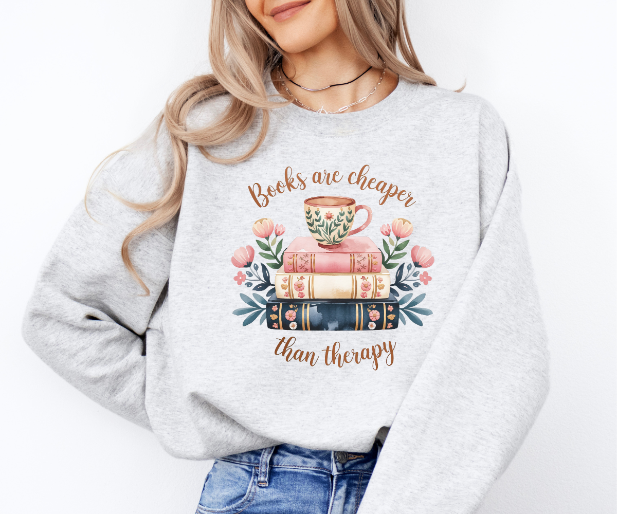 Books Over Therapy Sweatshirt