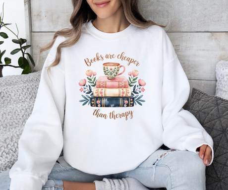 Books Over Therapy Sweatshirt