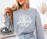 I Had Anxiety So I Left (White) Sweatshirt