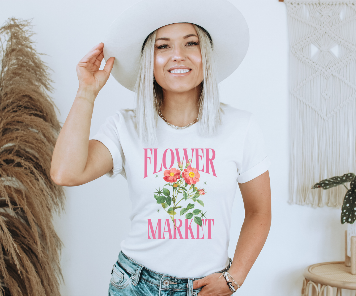 Flower Market Tee