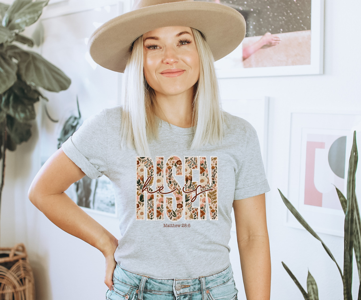 He Is Risen Tee